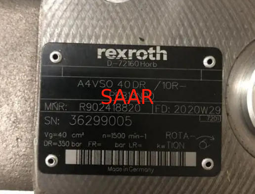 R902418820 A4VSO40DR/10R-PPB13N00 Rexroth A4VSO40 Series Piston pump Stock Available