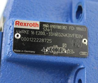 Rexroth R901180382 4 WRKE 16 E 200 L - 33/6 Z.B. 24K31/F1D3V 4 WRKE 16 E 200 L - 3 X/6 Z.B. 24K31/F1D3V