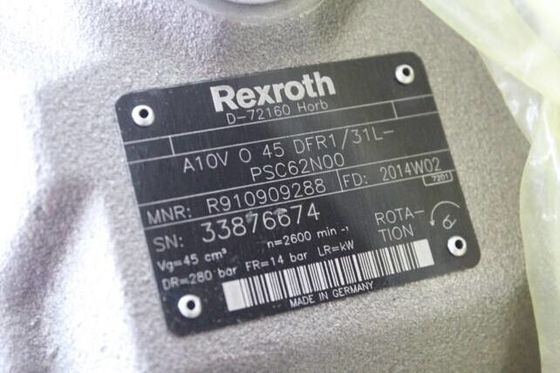 R910909288 A10VO45DFR1/31L-PSC62N00 Rexroth ließ Rotation variable Kolbenpumpe