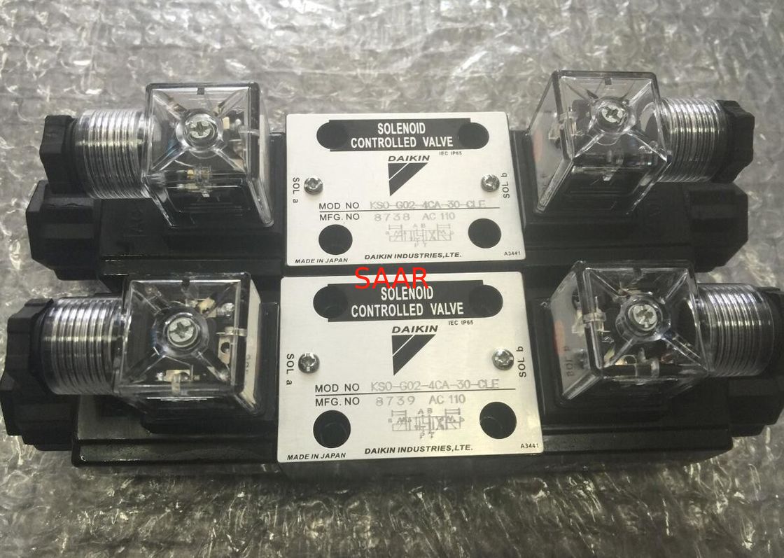 KSO-G02-2A-2TD-30, KSO-G02-3BA-30 Industrielles Hydraulikventil Daikin KSO-G02 Serie Magnetbetätigtes Ventil