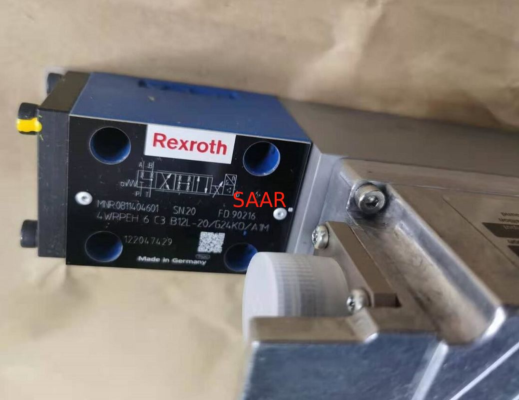 0811404601 4WRPEH6C3B12L-20/G24K0/A1M 4WRPEH6C3B12L-2X/G24K0/A1M Integrated Electronics Directional Regelventil