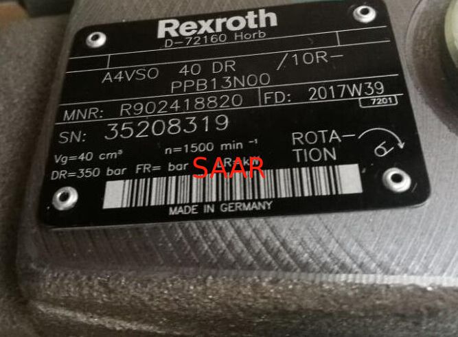 Variable Pumpe R902418820 A4VSO40DR/10R-PPB13N00 Rexroth A4VSO40DR Type Axial Piston