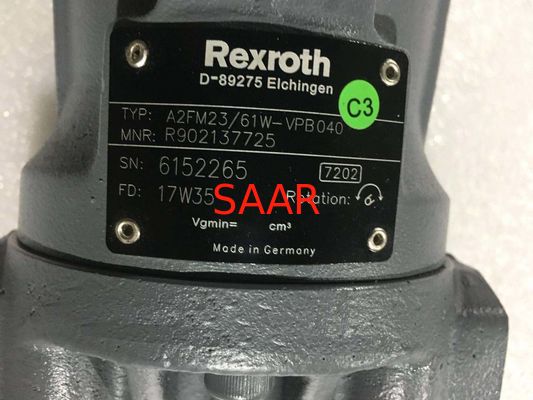 Verbogene Achsen-kommerzielle Hydraulikpumpen/reparierten Kolben-Motor A2FM23 A2FM28 A2FM32