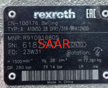REXROTH R910916805, A10VSO28DFR1/31R-VPA12N00 A10VSO-Reihe axiale Kolbenvariable Pumpe